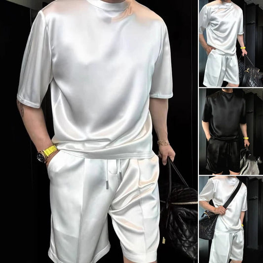 🔥Effen Top En Korte Broek, Tweedelig Setje