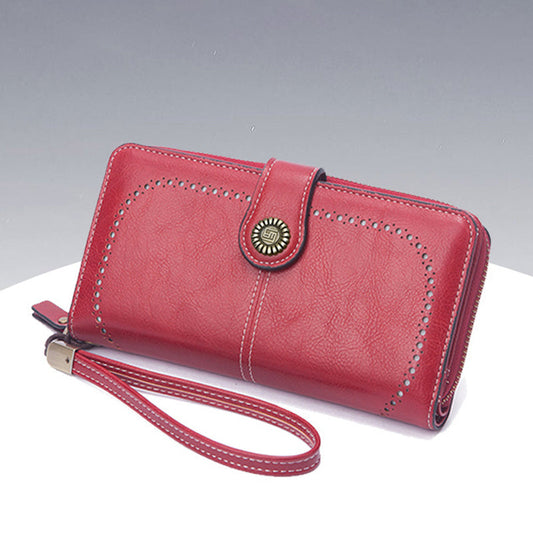 Vrouwen Fashion Ritssluiting Portemonnee (50% UIT)