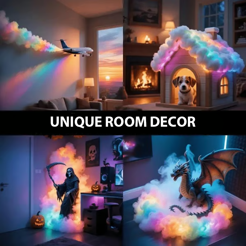 ⏳Tijdelijke aanbieding⏰DIY-verlichtingsdecoratie 'Onweerswolk' met LED's en USB-voeding🌈☁️